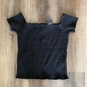 Hollister ruffle shirt